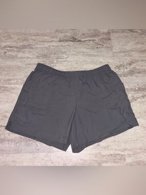 Columbia Men's Gray Elastic Waist Pull-On Shorts